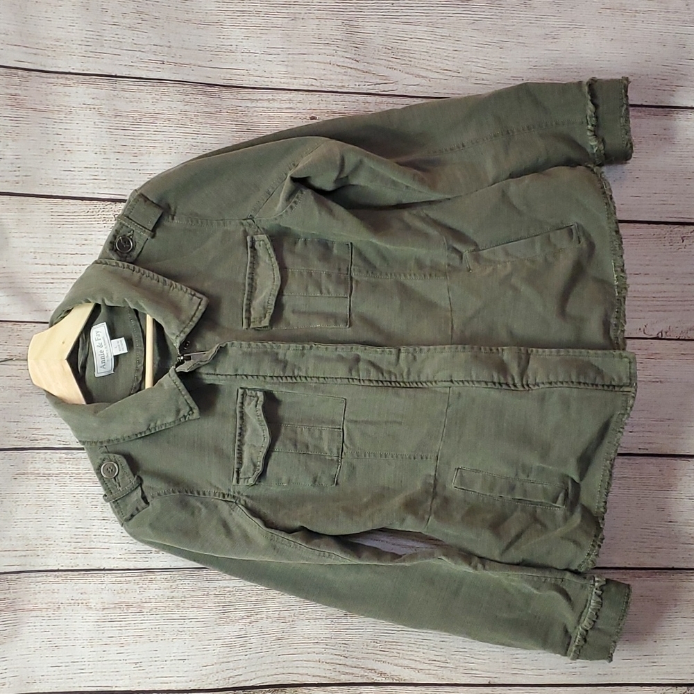 Annie & Fay Green Jacket - Size Large